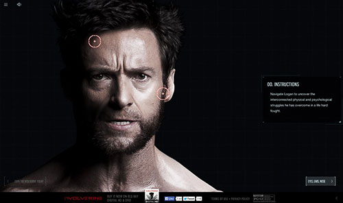 The Wolverine: Unleashed 網(wǎng)頁設(shè)計(jì)欣賞