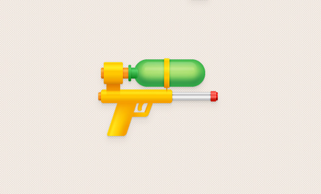 water pistol illustration tutorial