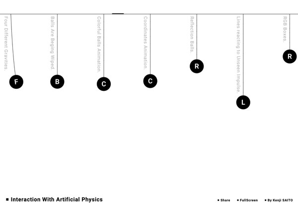 漂亮網(wǎng)頁(yè)設(shè)計(jì)：Interaction with Artificial Physics