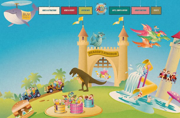 adventure world design illustration background