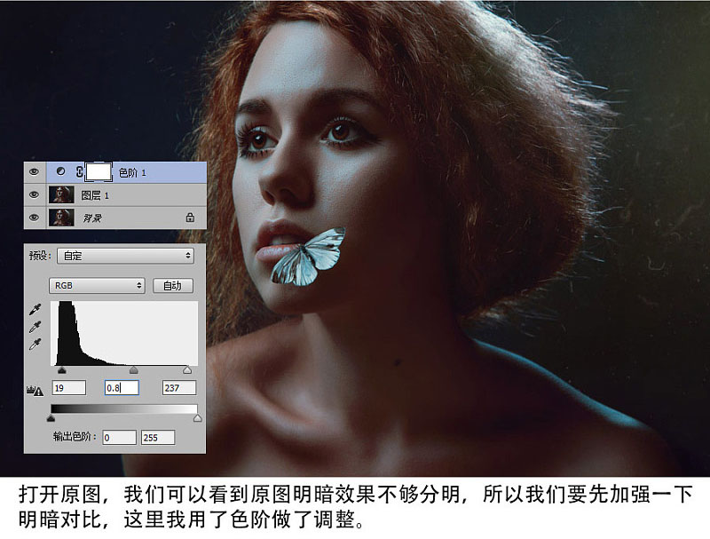 Photoshop給人像照片添加漸變逆光結(jié)果,破洛洛